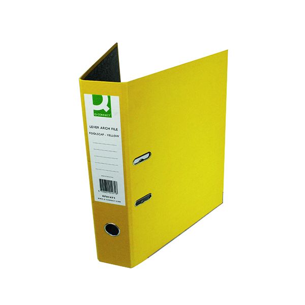 Q-Connect Lever Arch File Fs Yellow image
