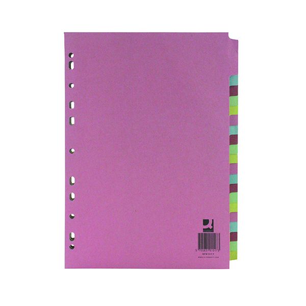 Q Connect Subject Divider 20 Part A4 image