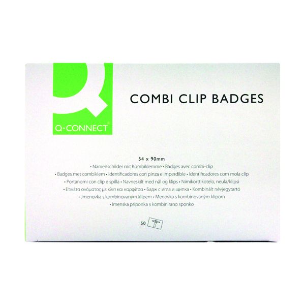 Q-Connect Combination Badge Pk50 image
