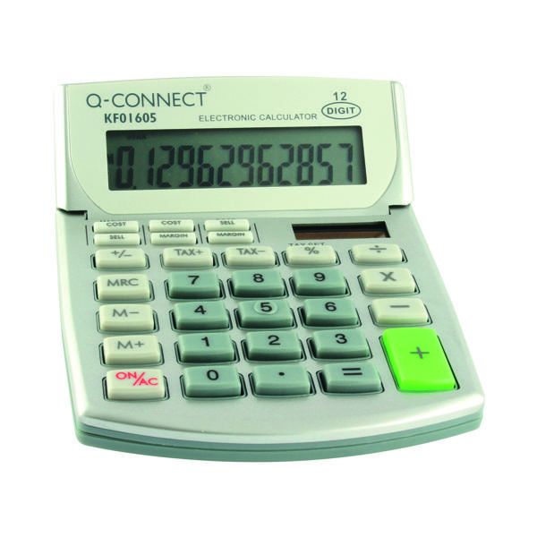 Q-Connect Semi-Desktop Calc 12-Digit image