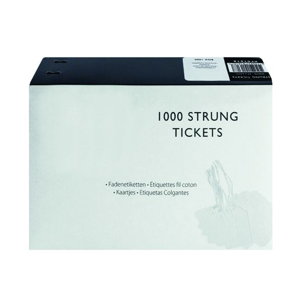 Strng Tkt Wht Pk1000 37X24Mm image