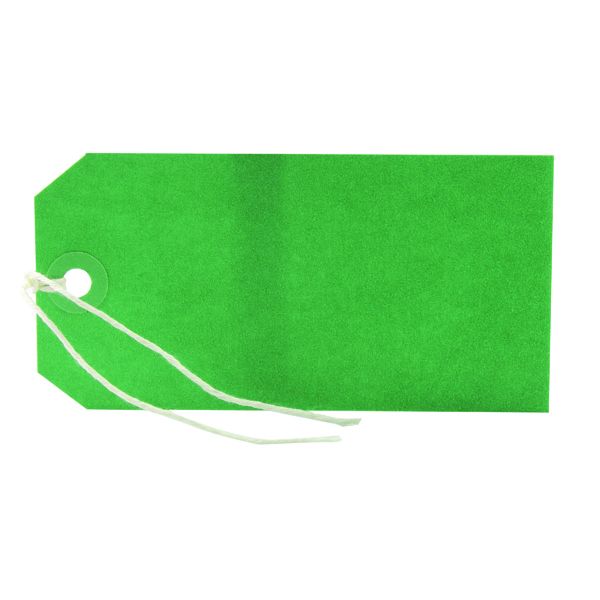 Strung Tag 120X60 Green Pk1000 image