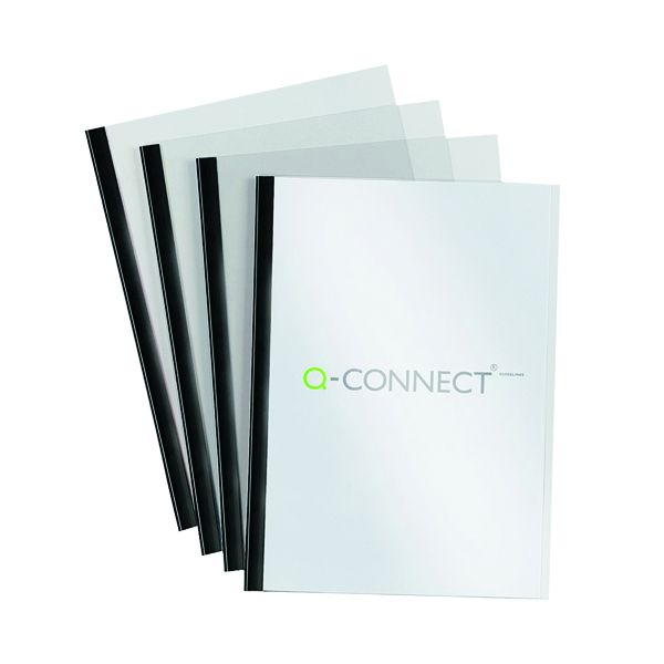 Q-Connect A4 Slide Binder/Cover Blk image