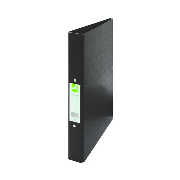 Q-Con 2-Ring Binder A4 25Mm Blk Pk10 image