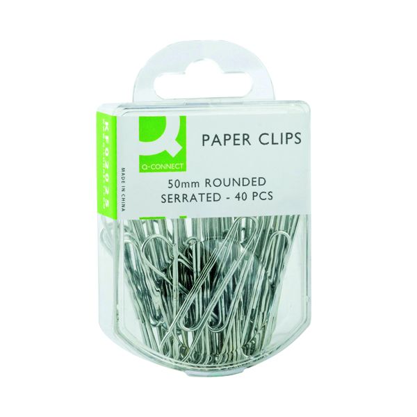 Q-Connect 50mm Serrated Pclip Pk400 image