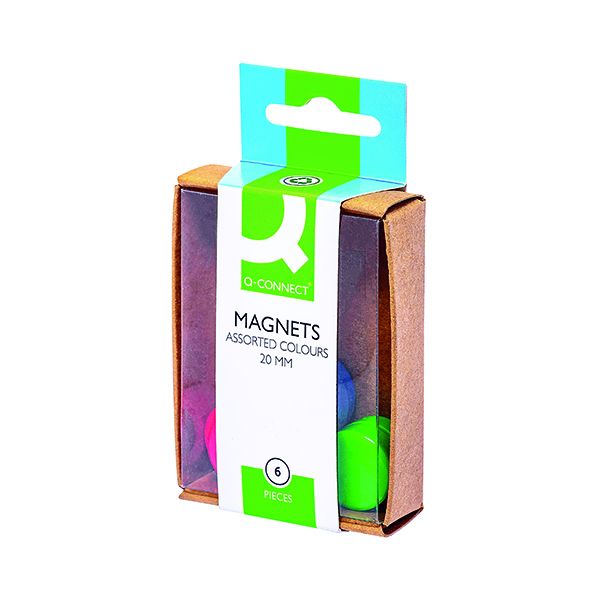 Q-Connect 20mm Assorted Magnet Pk60 image