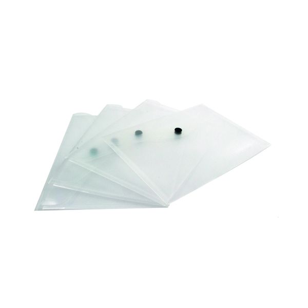 Q-Connect Doc Folder A5 Clear Pk12 image