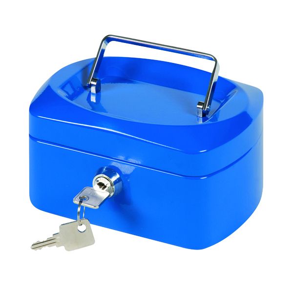 Q-Connect Blue 6 Inch Cash Box image