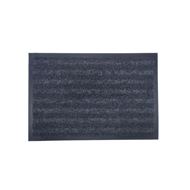 Q-Connect Indoor Door Mat 600x400mm Small Grey KF03777 image 1