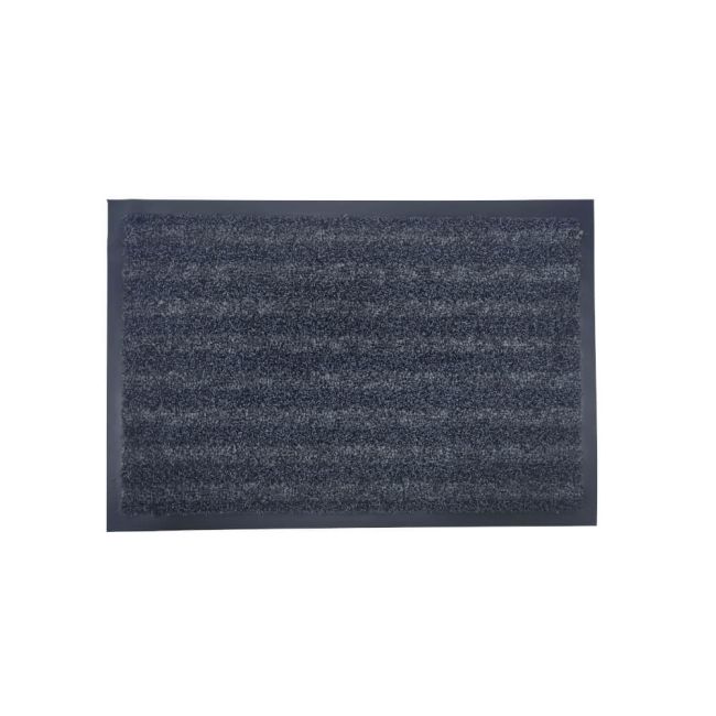 Q-Connect Indoor Door Mat 900x600mm Medium Grey KF03778 image 1