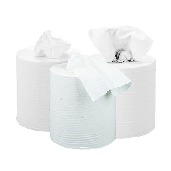 2Work 2 Ply Centrefeed Roll White image