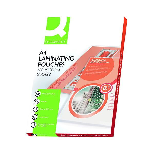Q-Connect Laminating Pouch A4 Pk100 image