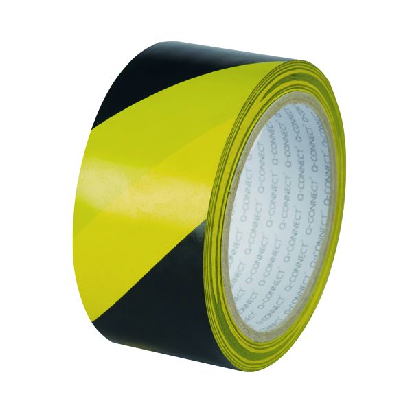 Q CONN HAZARD TAPE 48MMX20M YLW BLK image