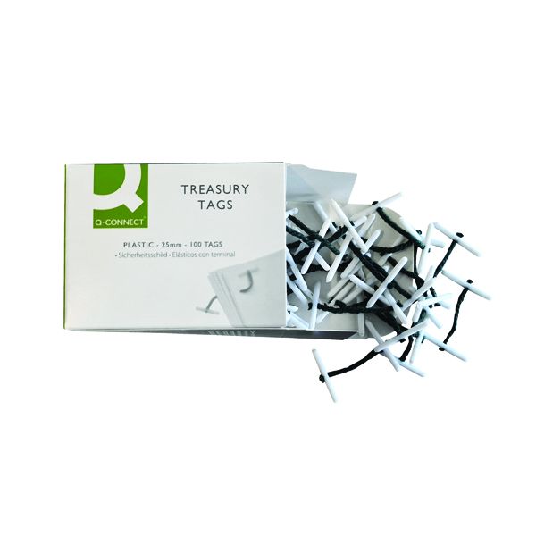 Q-Connect Plastic Treasury Tag Pk100 image