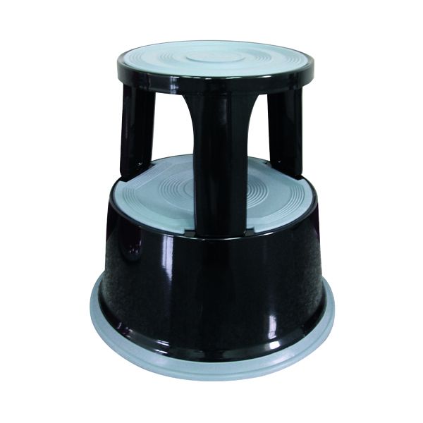 Q-Connect Black Metal Step Stool image