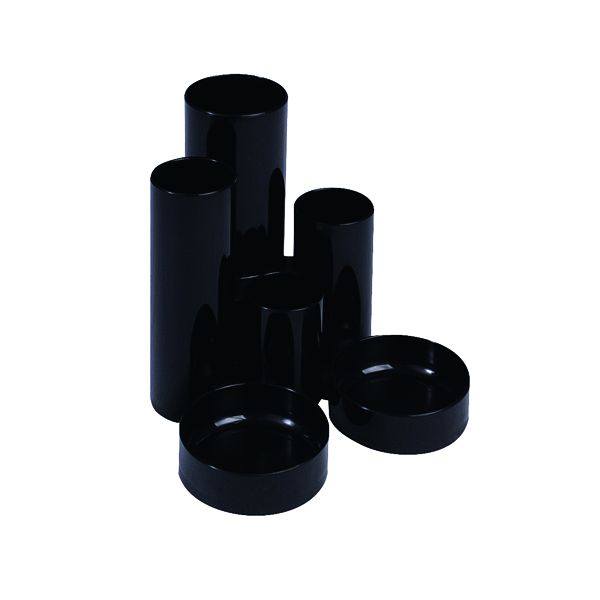 Q-Connect Tube Desk Tidy Black image
