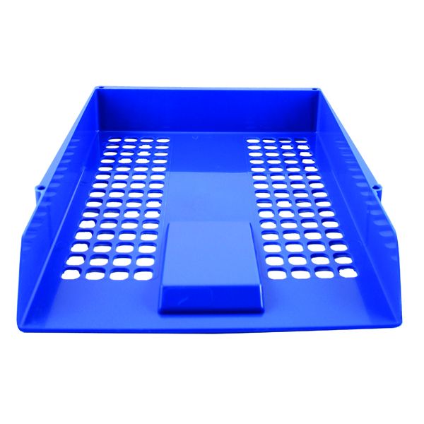 Q-Connect Letter Tray Blue Stack image