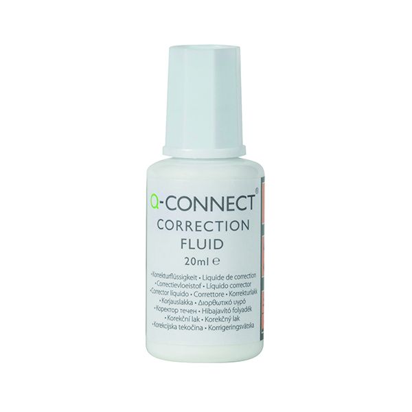 Q-Connect Correction Fluid 20ml Pk10 image
