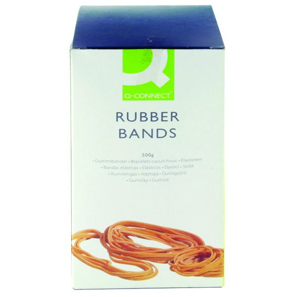 Q-Connect Rubber Bands 500g Assorted image