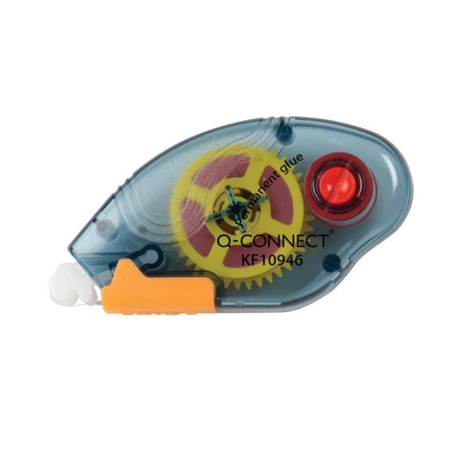 Q-Connect JR E-Glue Dotted Tape Permanent 6.5mm x 8.5m (Pack of 12) image 1