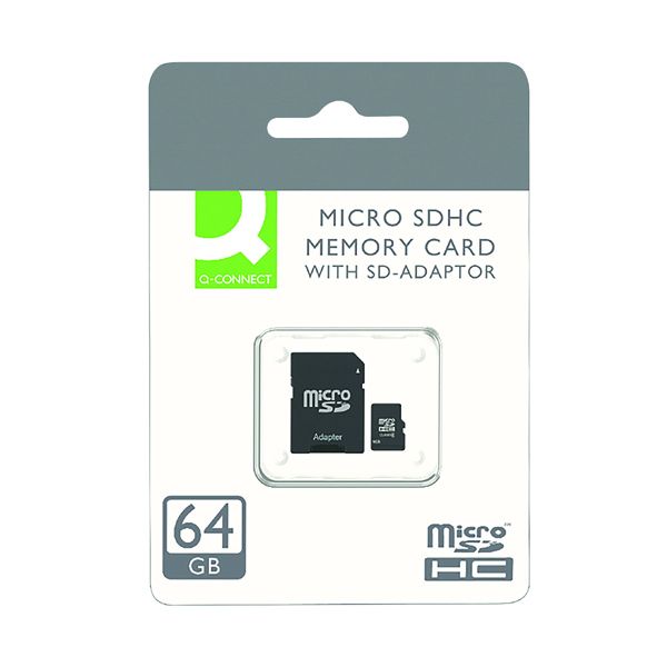 Q-Connect MicroSD Card 64GB Class 10 image