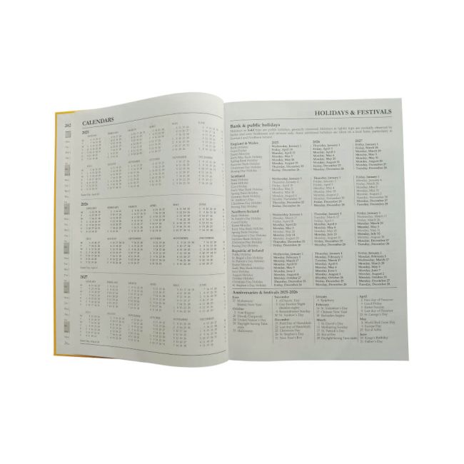 Academic Diary Day Per Page A4 Yellow 2025-26 KF1A4AYL25 image 3