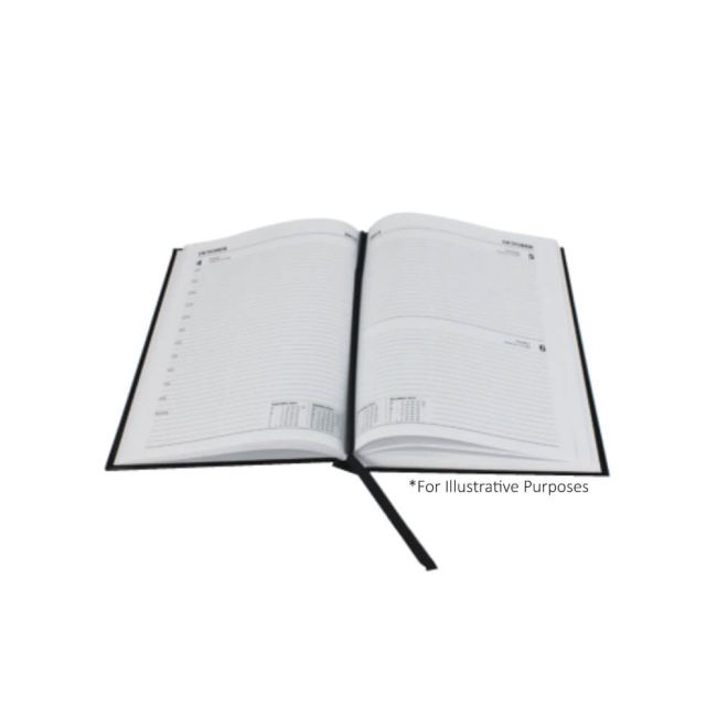 5 Star Academic Diary Day Per Page A5 Black 2025-2026 KF1A5ABK25 image 2
