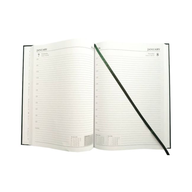 Academic Diary Day Per Page A5 Green 2025-26 KF1A5AGN25 image 2