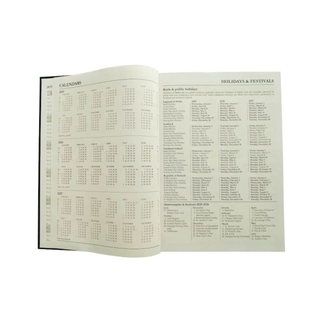 Academic Diary Day Per Page A5 Green 2025-26 KF1A5AGN25 image 3