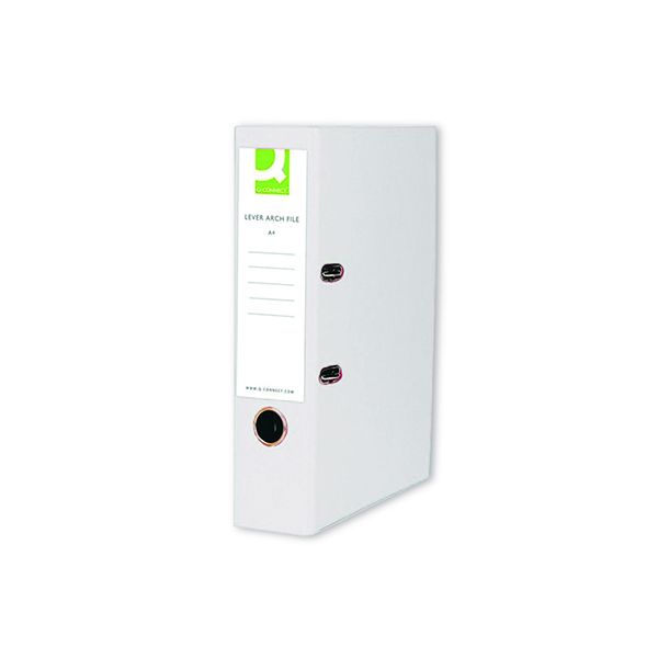Q-Connect 70mm Leverarch A4 Wht Pk10 image
