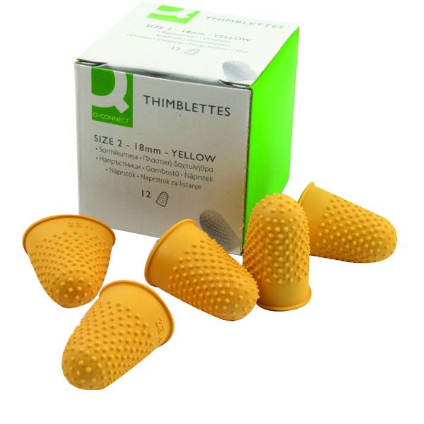 Q-Connect Thimblette No.2 Yellow image