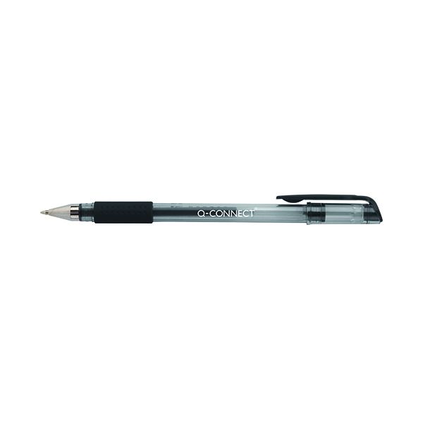 Q-Connect Gel Pen 0.3Mm Line Black image