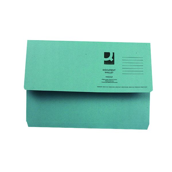 Q-Connect Document Wallet Fs Blue image