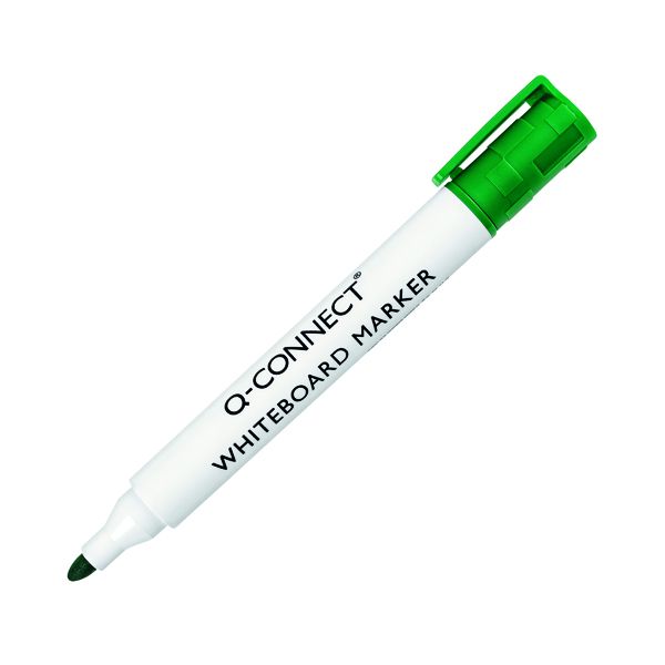 Q-Connect Drywipe Marker Green Pk10 image
