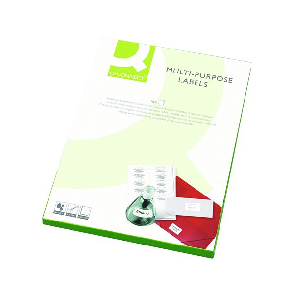 Q-Connect Multipurpose Labels Pk800 image