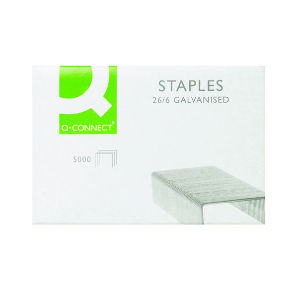 Q-Connect Staples 26/6 Pk5000 image