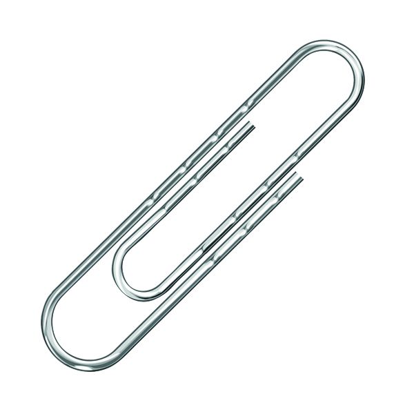 Q-Connect 77mm Wavy Paperclip Pk100 image