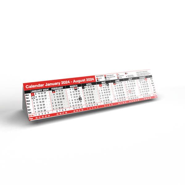 Q-Connect 16 Month Dsk Calendar 2024 image