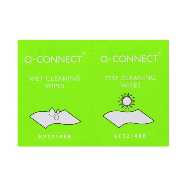 Q-Connect Wet and Dry Wipes Pk20 image