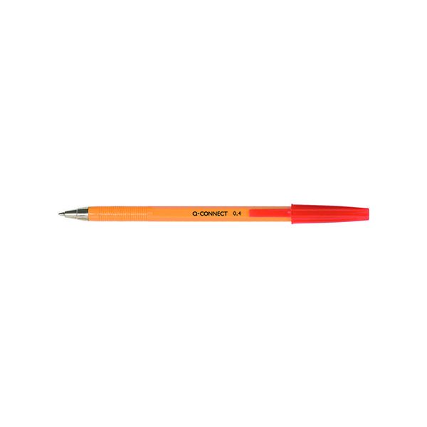 Q-Connect Premium Ball Pen Fine Red image