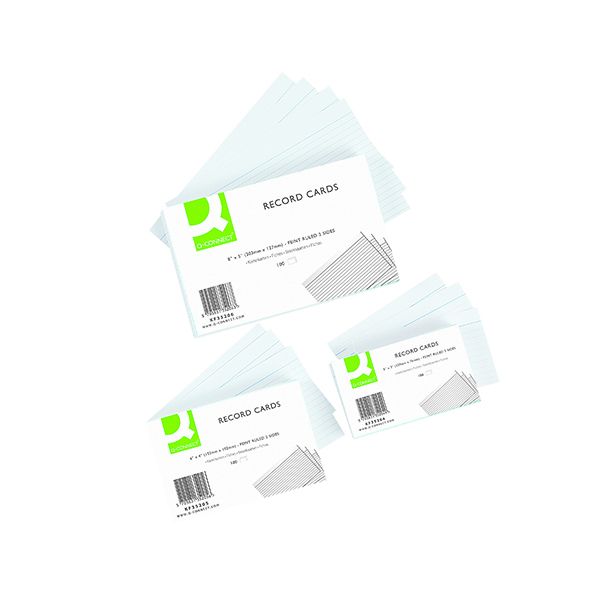 Q-Connect Recd Card 203x127 Wht P100 image
