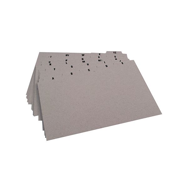 Q-Connect Gd Card 203x127mm A-Z Pk25 image