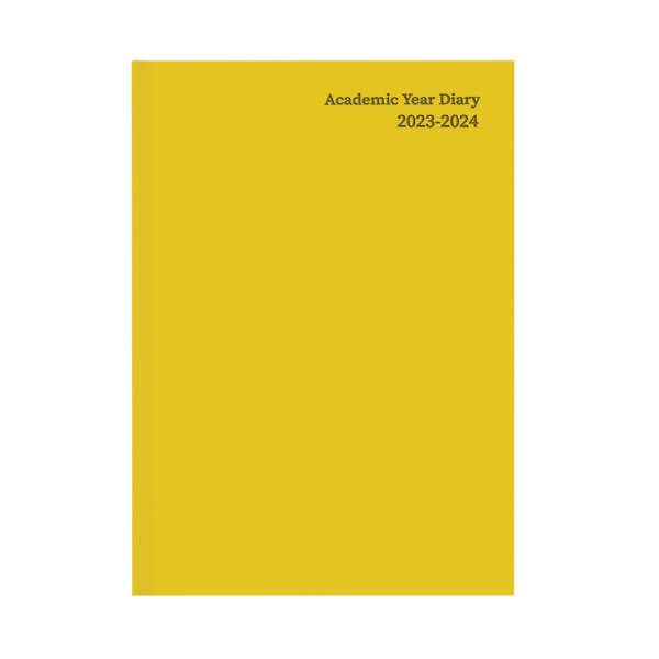 Academic Diary WTV A5 Yellow 2023-24 image