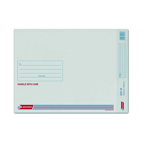 Gosecure Bubble Env Size 10 Wht Pk50 image