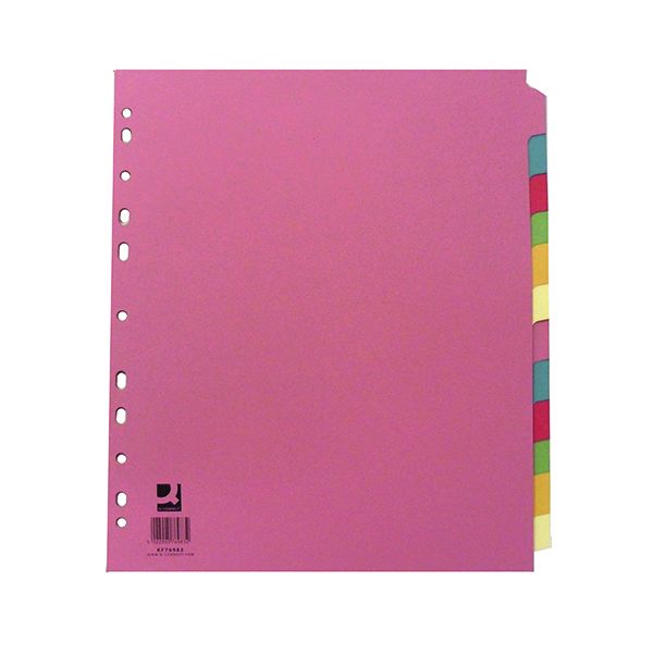 Ex Wide Subject Divider A4 12Part image