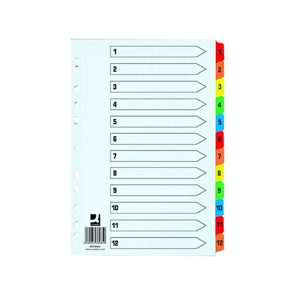 Q Connect Ew Index 1-12 Reinf Multi image