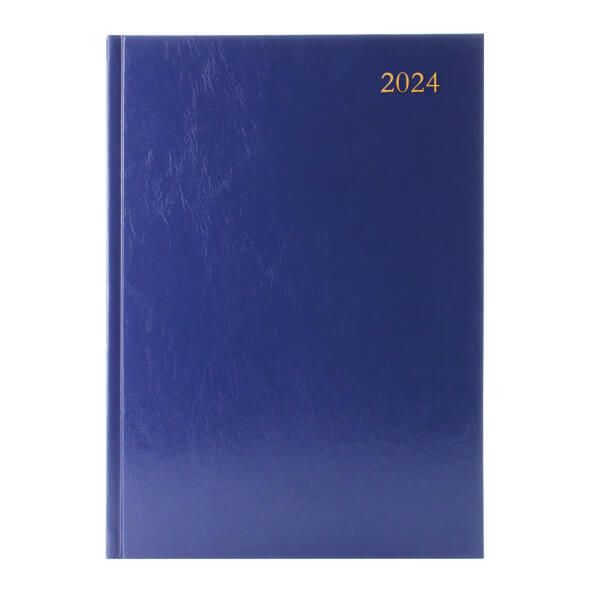 Desk Diary DPP Appt A4 Blue 2024 image