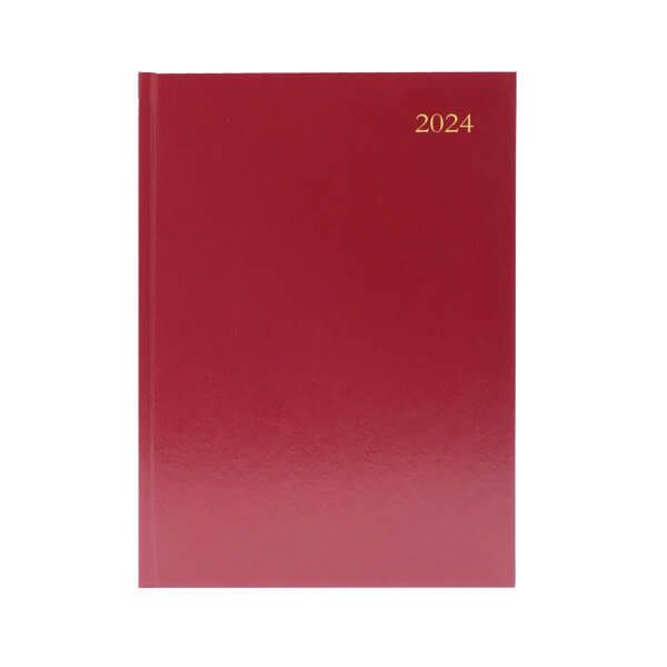 Desk Diary 2 DPP A5 Burgndy 2024 image