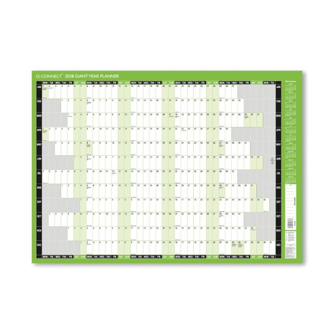 Q-Connect Giant Year Planner 2026 KFGYP26 image 1