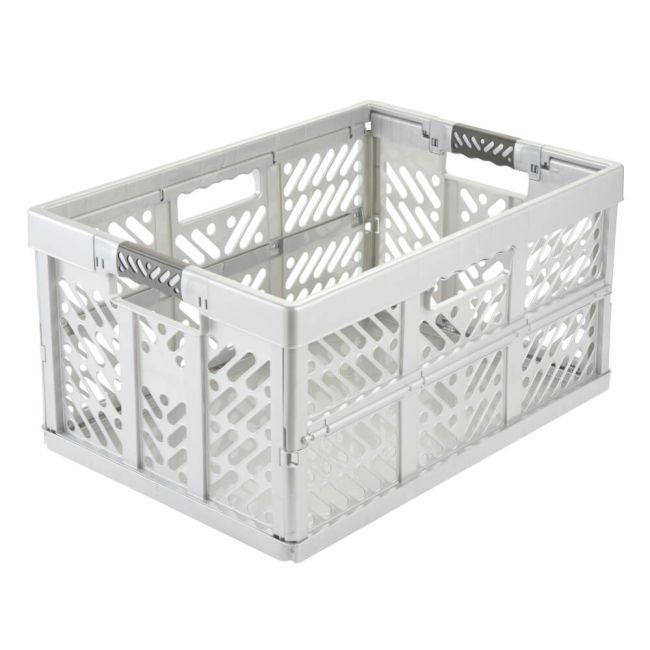 Keeeper Ultra Tough Ben Folding Crate 45 Litre Silver 10297 image 1